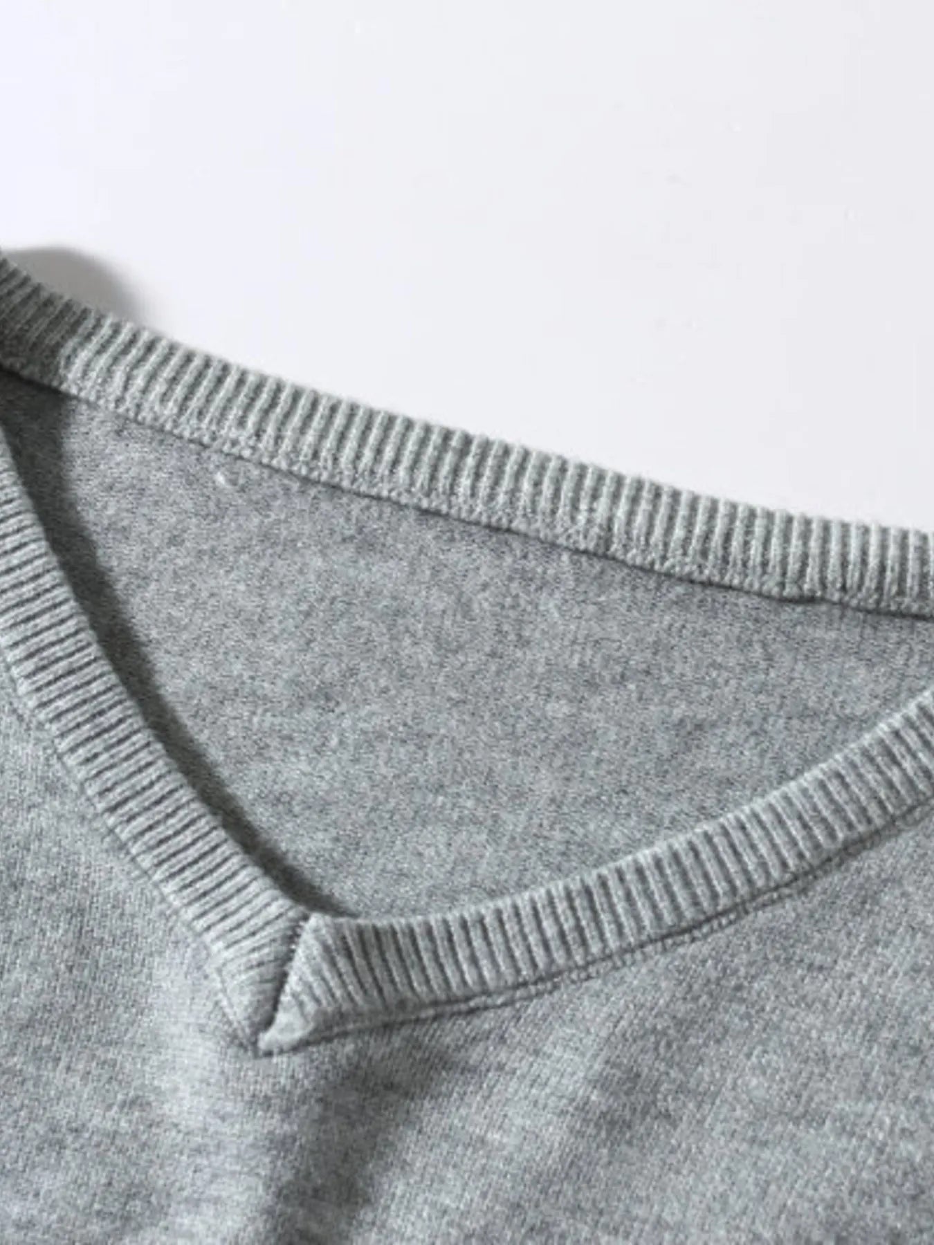Men's Plus Size Ribbed Hem Long Sleeve Sweater NicholesGifts