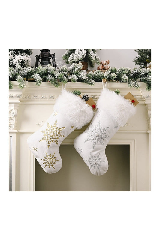 Snowflake Christmas Stocking