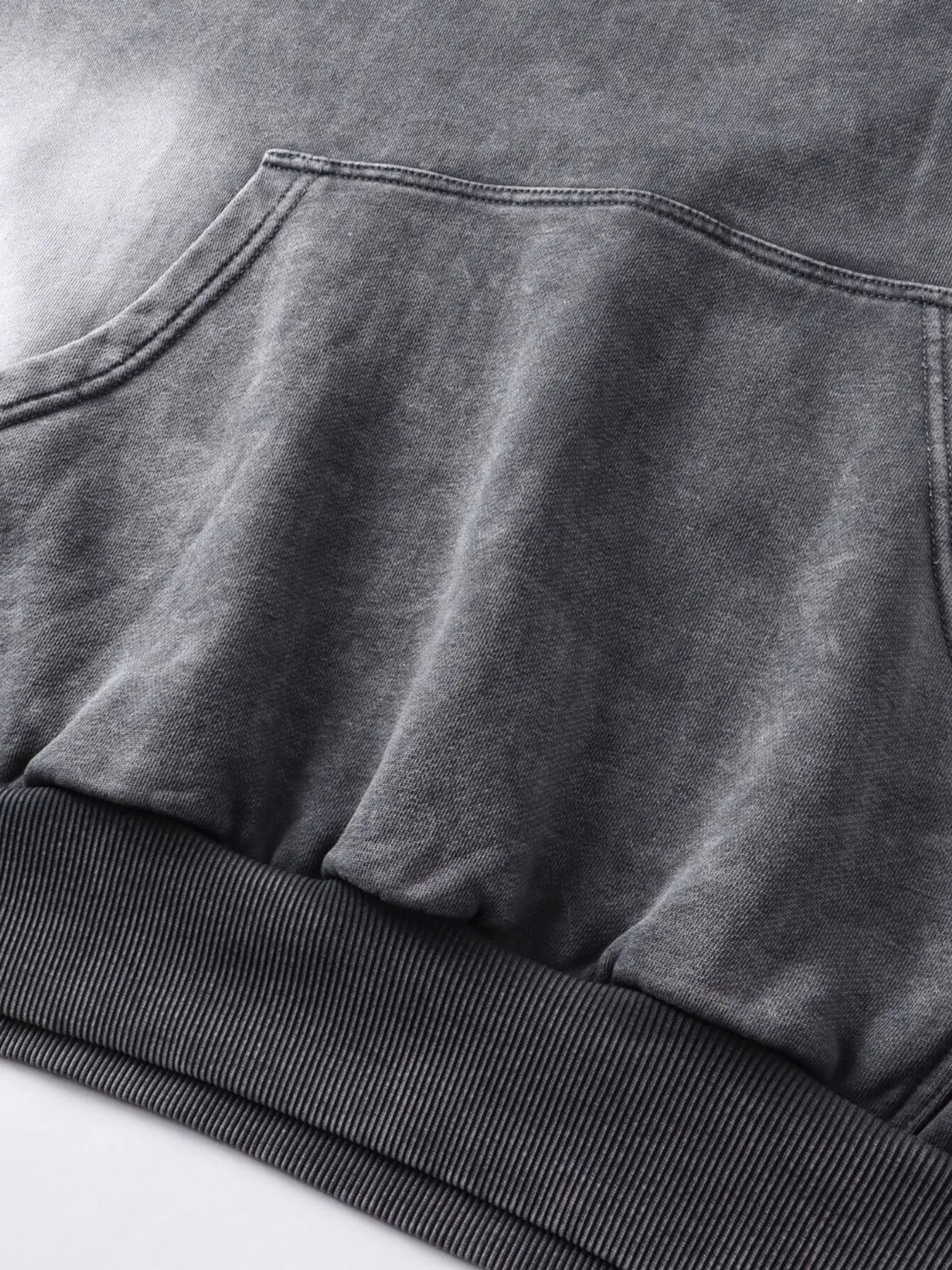 Men's Washed Graphic Striped Sleeve Hoodie NicholesGifts