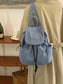 Plaid Drawstring Closure Backpack Bag nicholesgifts