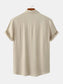 Men's Plus Size Casual Short Sleeve Button Down Shirt nicholesgifts