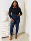 Basic Bae Asymmetrical Neck Long Sleeve Top nicholesgifts