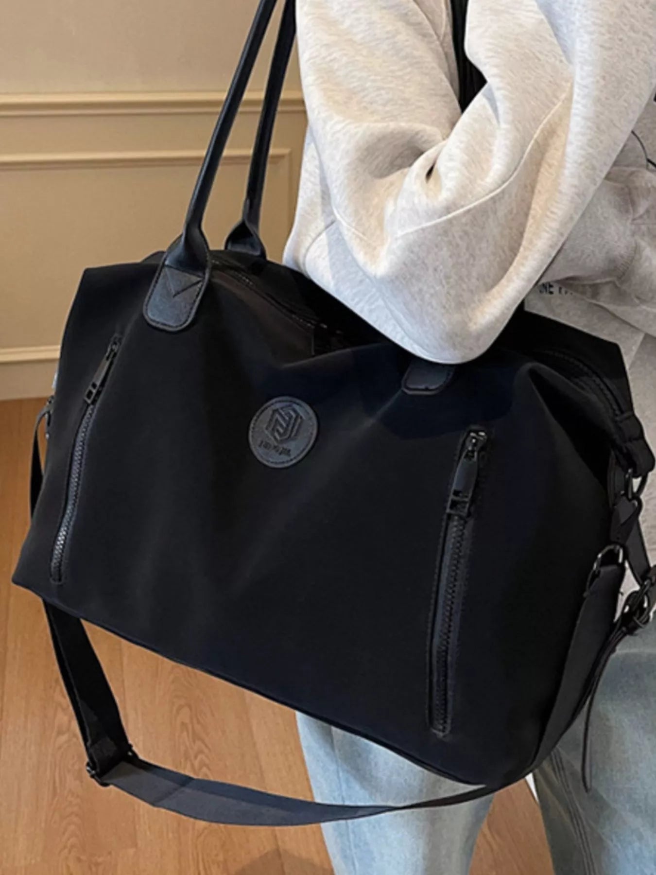 Adjustable Shoulder Strap Travel Duffel Bag nicholesgifts