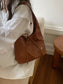 Leather Tied Shoulder Bag nicholesgifts