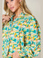 Double Take Full Size Printed Smocked Long Sleeve Blouse nicholesgifts