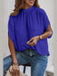 Tie Back Slit Half Sleeve Blouse nicholesgifts