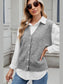 Button Down V-Neck Sweater Vest nicholesgifts