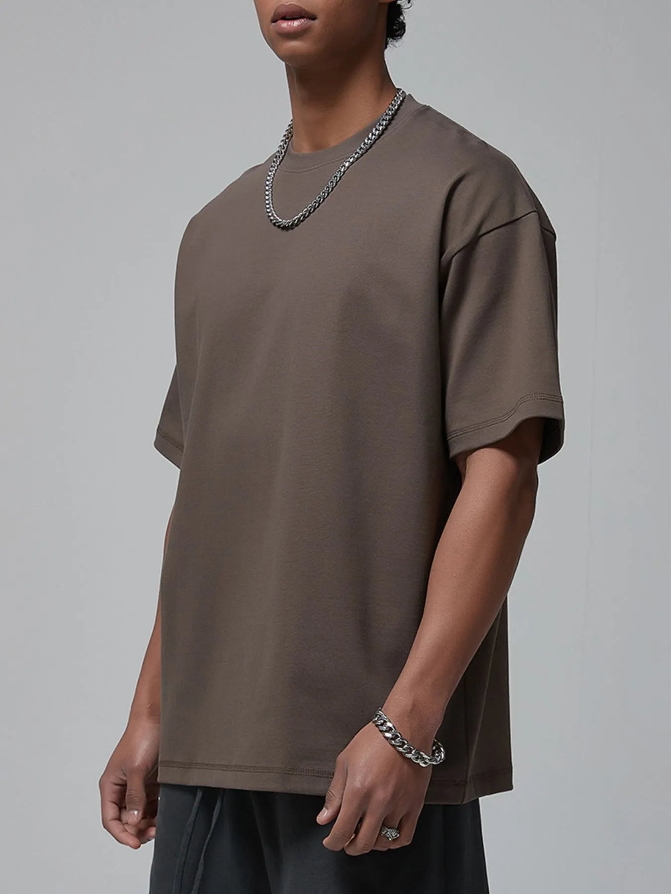 Men's Round Neck Drop Shoulder T-Shirt NicholesGifts