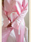 Collared Neck Long Sleeve Top and Pants Lounge Set nicholesgifts