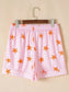 Star Print Short Sleeve Shirt and Shorts Set nicholesgifts