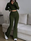 Honey Zip Up Long Sleeve Top and Pants Set nicholesgifts