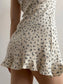 Floral Print Ruffle Hem Cami Lounge Dress nicholesgifts