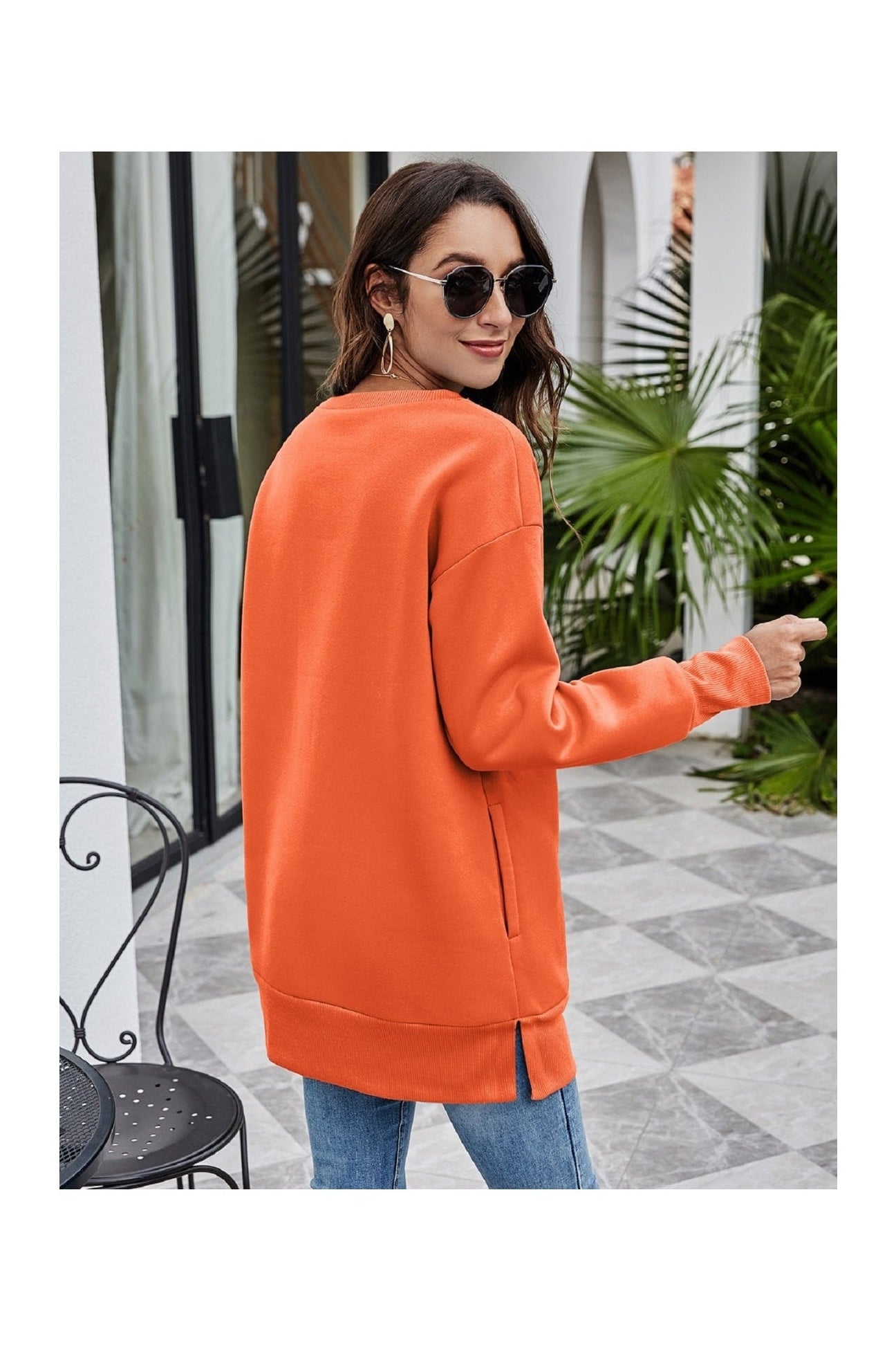 DON'T STOP BELIEVING Graphic Drop Shoulder Sweatshirt NicholesGifts