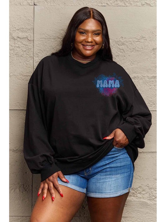Simply Love Simply Love Full Size MAMA Graphic Sweatshirt NicholesGifts