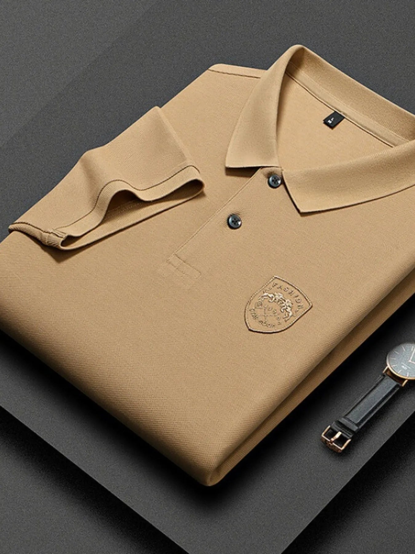 Men's Plus Size Collared Neck Short Sleeve Polo NicholesGifts