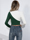 Ivy Lane Cropped Contrast Color Round Neck Short Sleeve Tee nicholesgifts