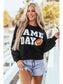 Women Game Day Round Neck Long Sleeve Sweatshirt nicholesgifts