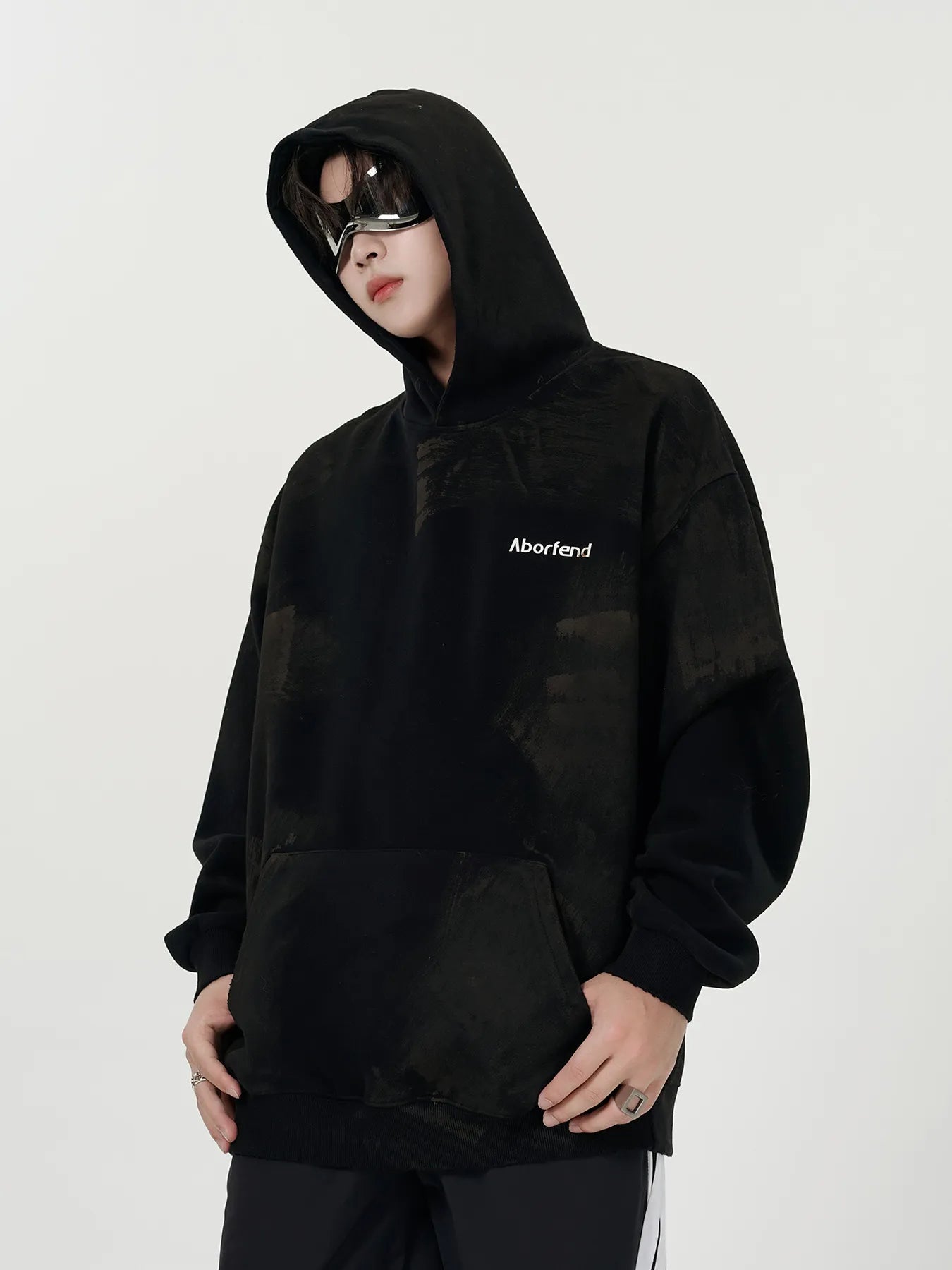 Men's Oversized Tie-Dye Long Sleeve Hoodie NicholesGifts