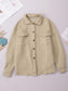 Button Down Collared Jacket nicholesgifts