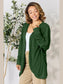 Women Basic Bae Full Size Ribbed Cocoon Cardigan nicholesgifts