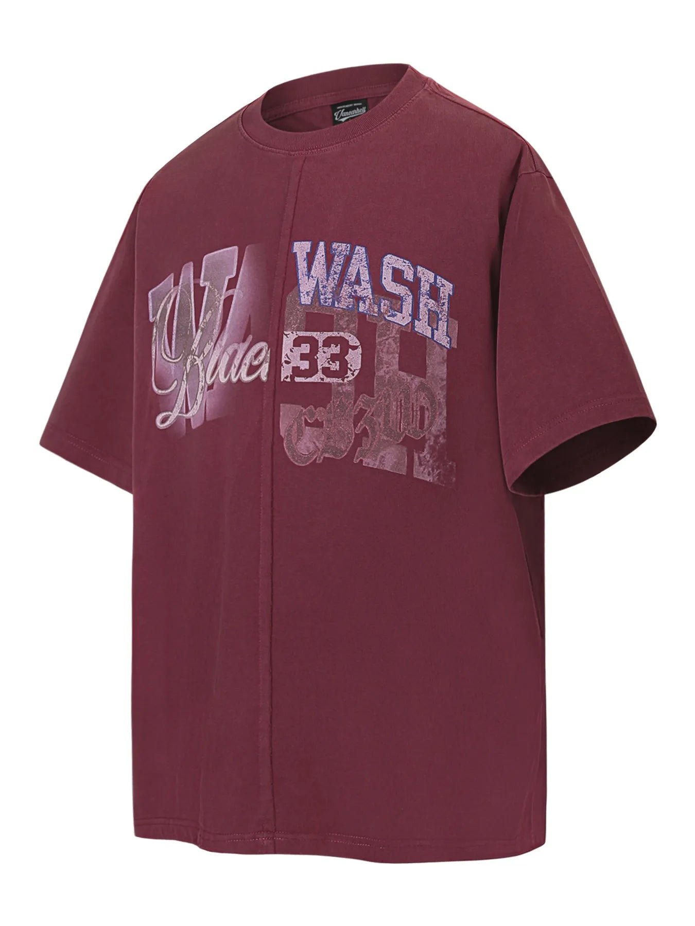 Men's Vintage Washed Letter Graphic T-Shirt NicholesGifts