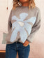 Flower Dropped Shoulder Sweater nicholesgifts