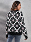 Floral Round Neck Long Sleeve Sweater nicholesgifts