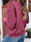 Saved By Grace Letter Embroidery Mineral Wash Loose Sweatshirt nicholesgifts