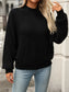 Mock Neck Long Sleeve Sweater nicholesgifts