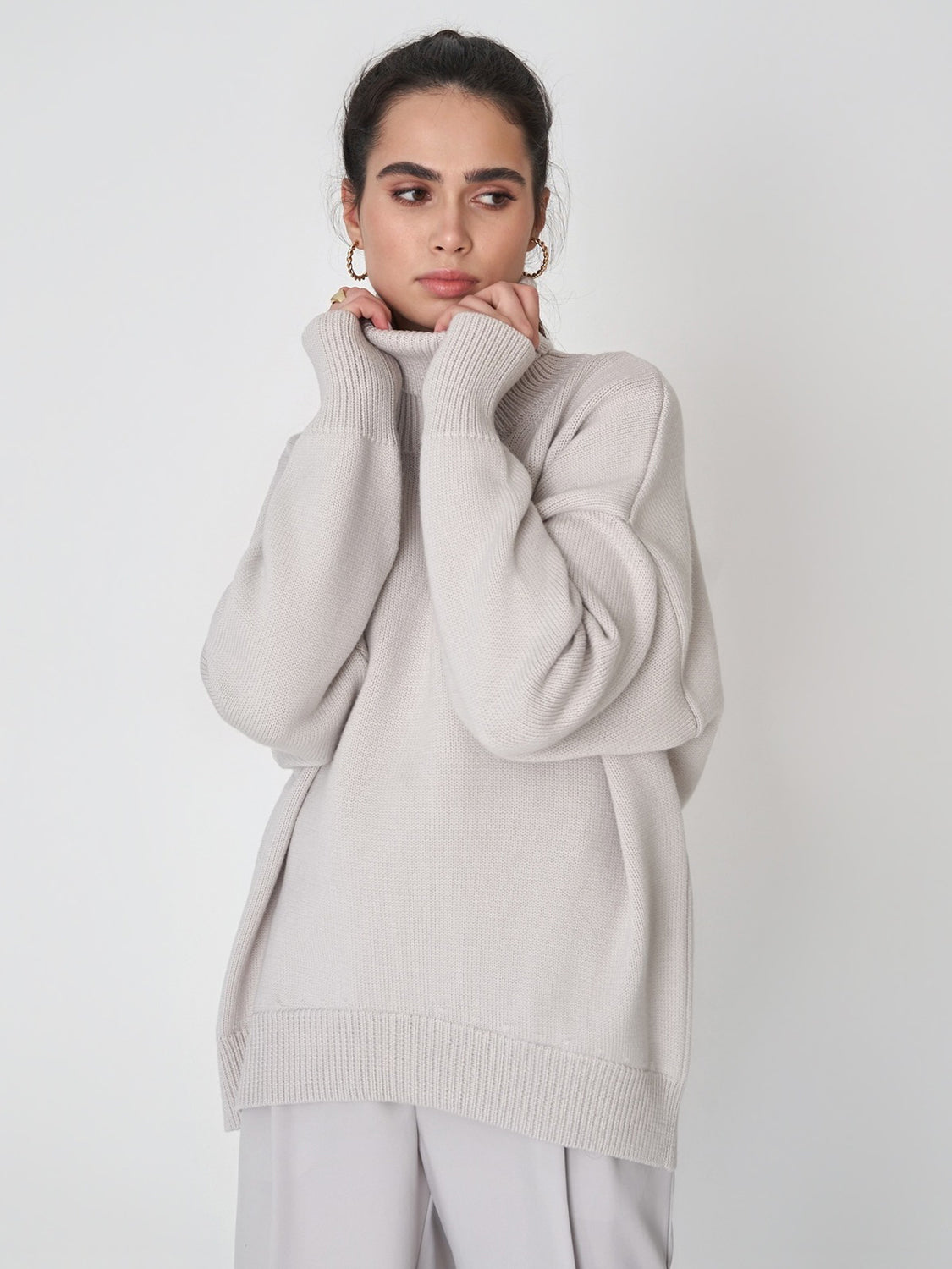 Turtleneck Long Sleeve Sweater NicholesGifts