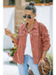 Distressed Raw Hem Denim Jacket nicholesgifts