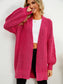 Open Front Dropped Shoulder Cardigan nicholesgifts