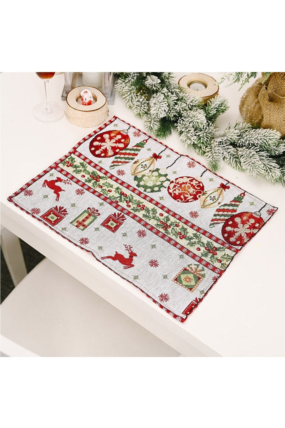 Assorted 2-Piece Christmas Placemats nicholesgifts