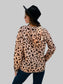 Women Full Size Printed Quarter-Snap Drop Shoulder Hoodie nicholesgifts