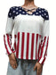 Crisscross Color Block Long Sleeve T-Shirt nicholesgifts