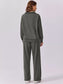 Relaxed Fit Quarter-Zip Top and Pants Set nicholesgifts