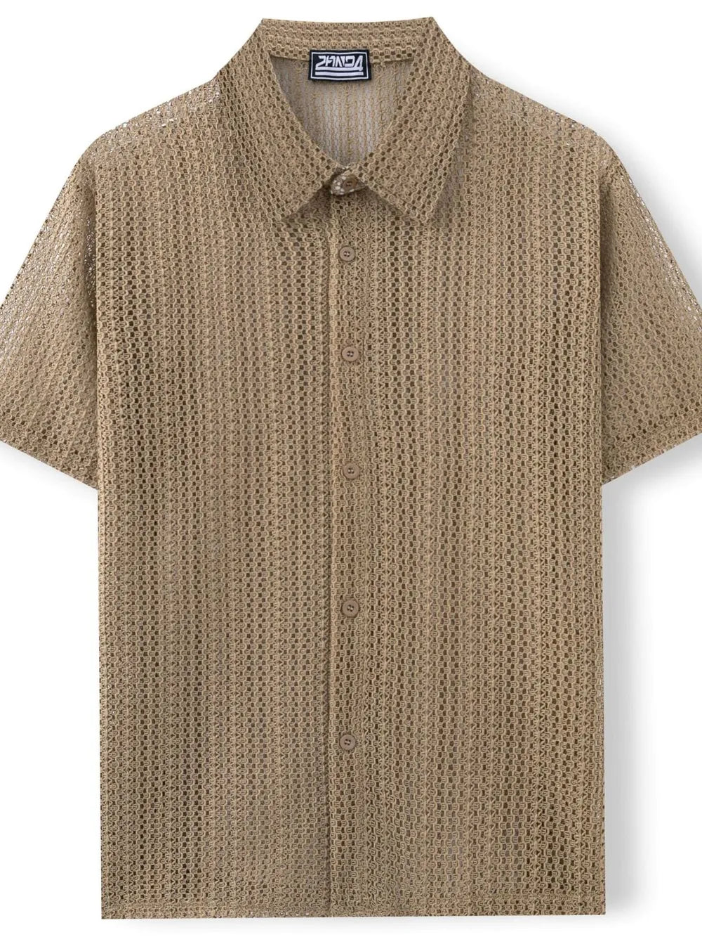 Men's Plus Size Button Down Short Sleeve Shirt Trendsi