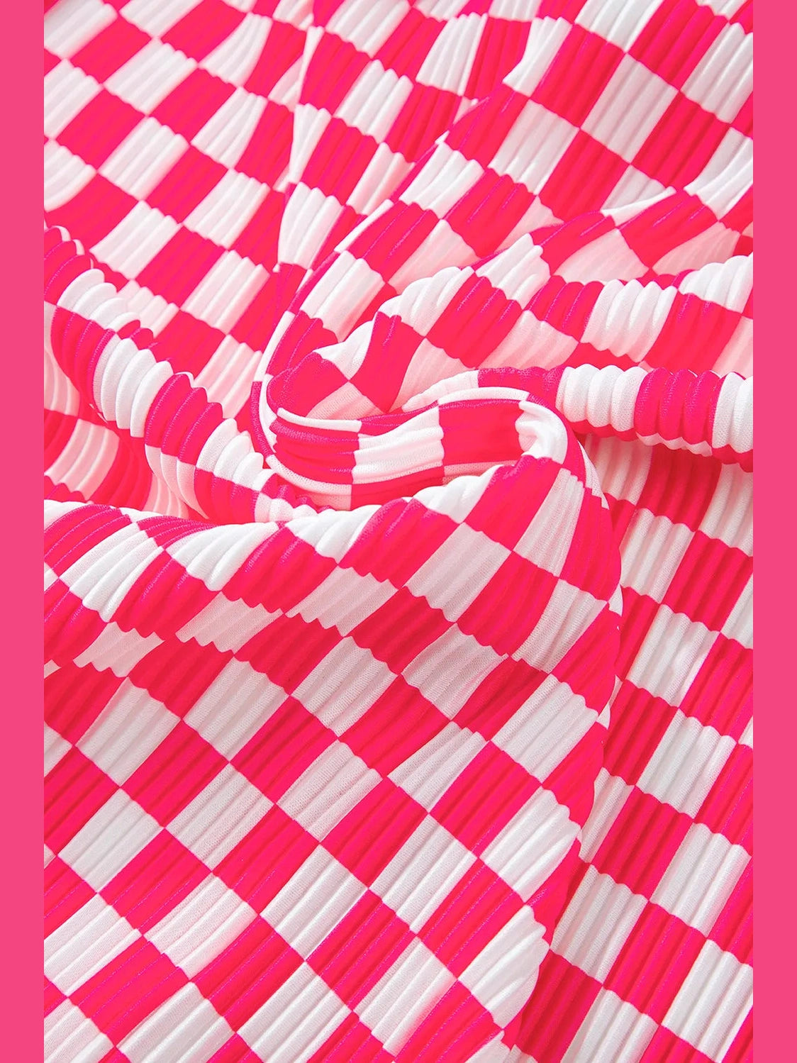 Checkered Button Up Top and Pants Lounge Set nicholesgifts