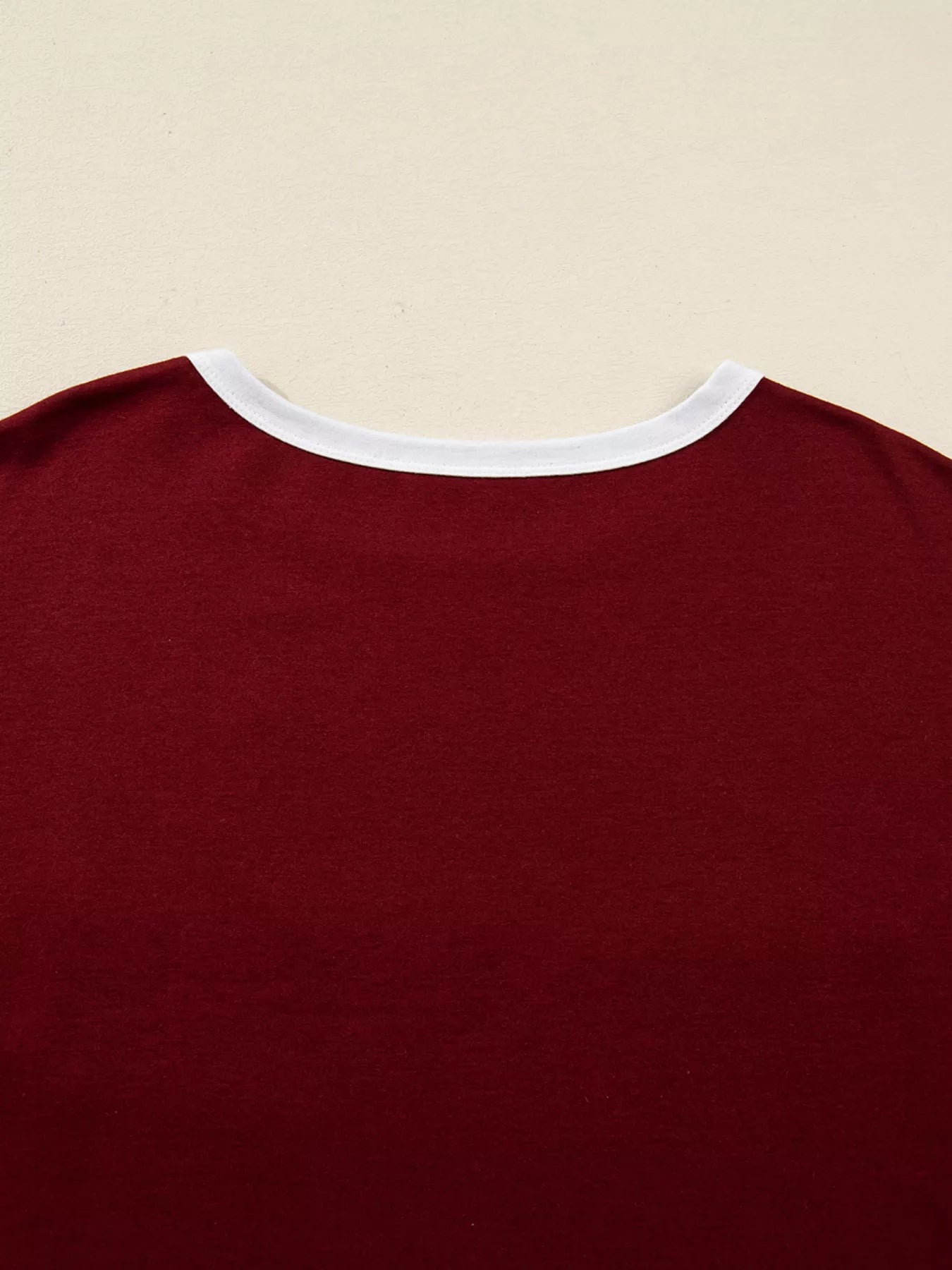 Flower Patched Round Neck Long Sleeve Top nicholesgifts