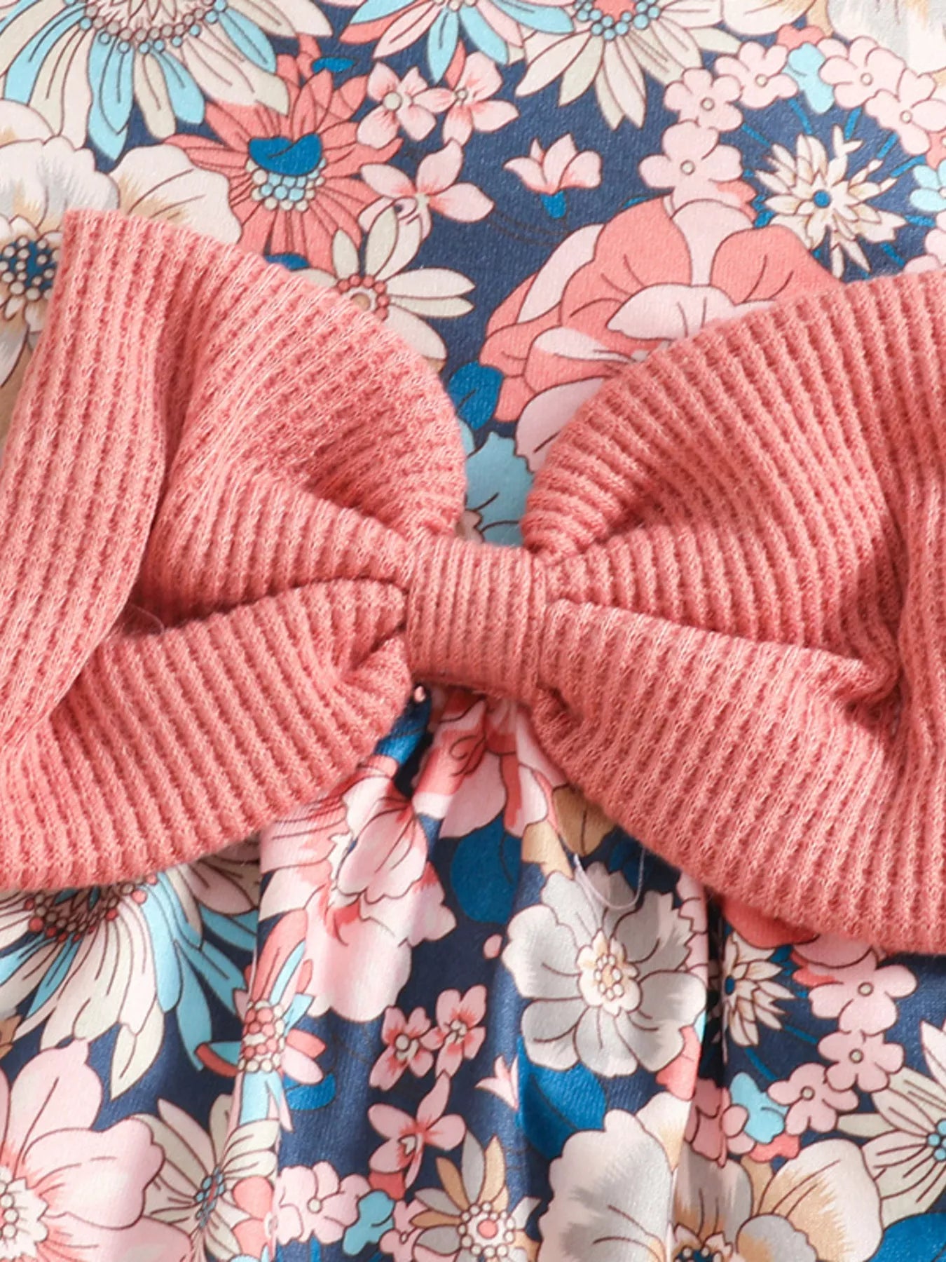 Children's Floral Print Dress & Cardigan Set NicholesGifts