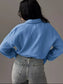Textured Collared Neck Flounce Sleeve Shirt nicholesgifts