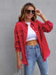 Distressed Drop Shoulder Denim Jacket nicholesgifts