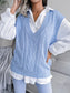 Openwork V-Neck Sweater Vest nicholesgifts