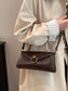 Retro Ring Decor Shoulder Bag nicholesgifts