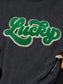 Plus Size LUCKY Round Neck Sweatshirt nicholesgifts