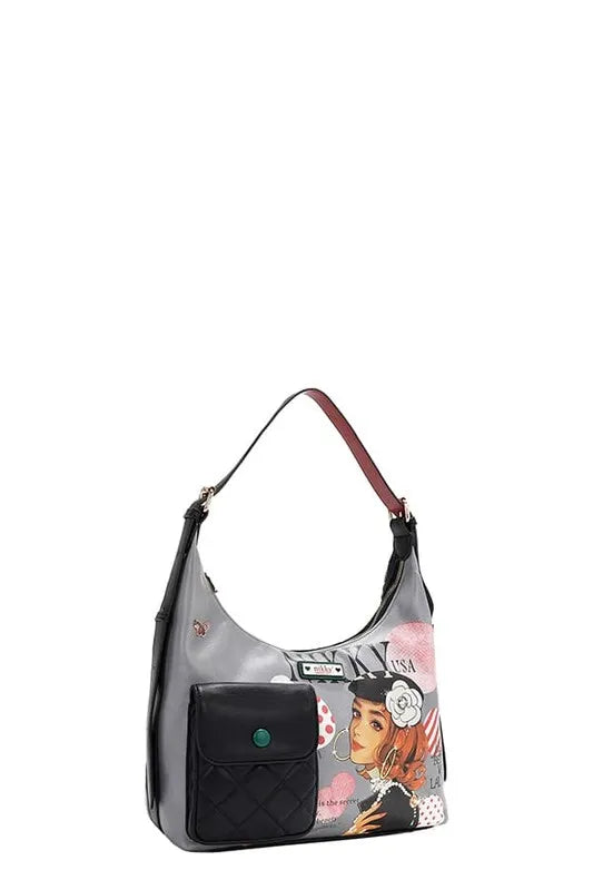 Nicole Lee USA Adjustable Strap Shoulder Bag Trendsi