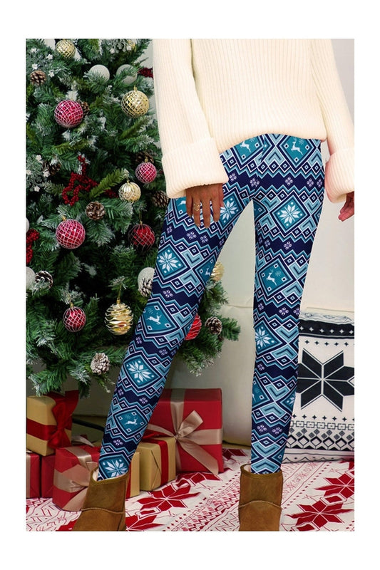 Full Size Geometric Leggings