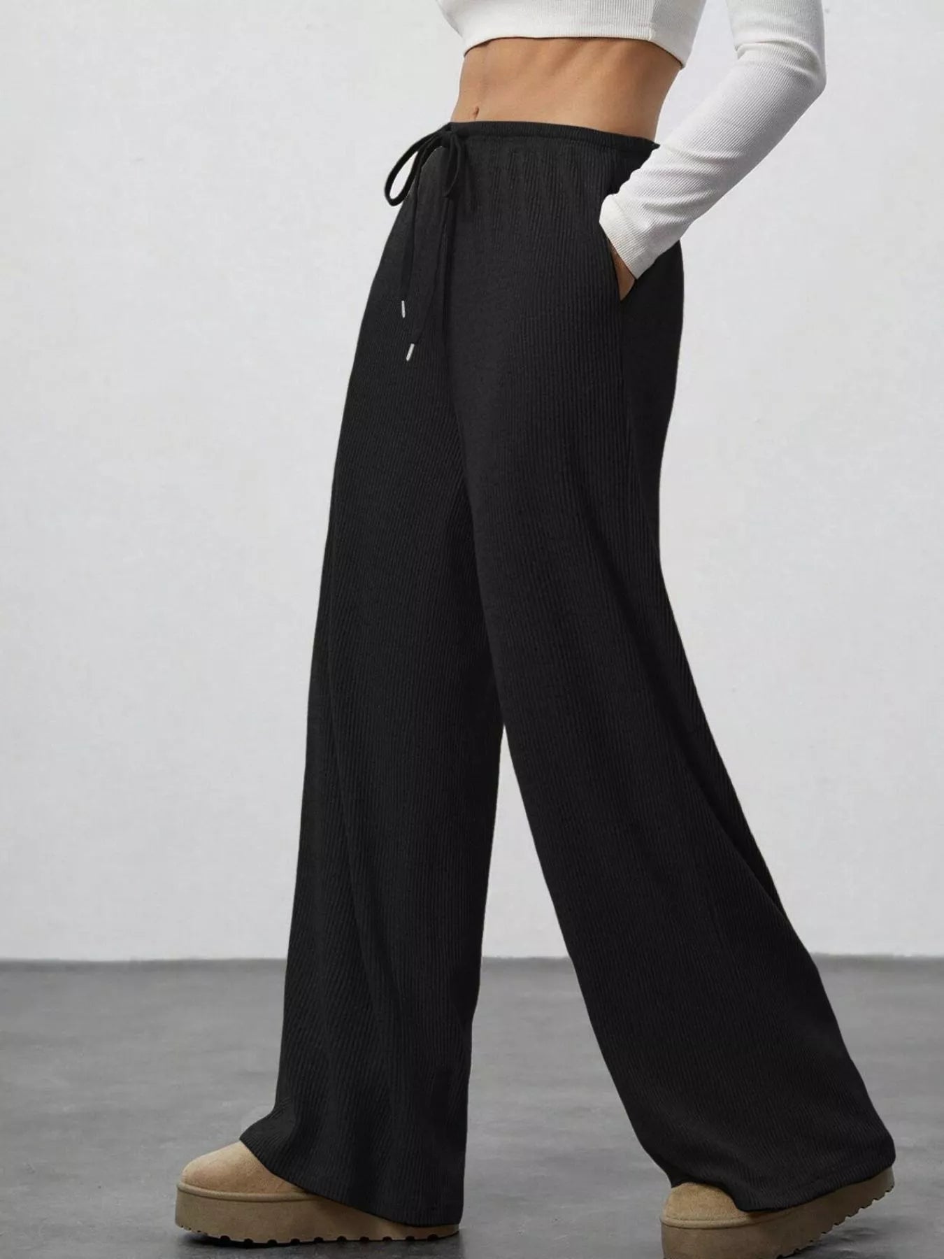 Women Relaxed Fit Drawstring Pants nicholesgifts