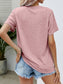 Easter Bunny Graphic Round Neck T-Shirt nicholesgifts