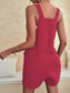 Full Size Scoop Neck Romper with Pockets nicholesgifts